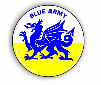 Cardiff city fc version of welsh flag